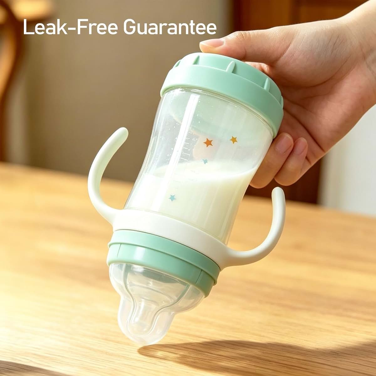 XTSWFC 6Pack Baby Handles for MAM Bottles, Ergonomic Non-Slip Bottle Grips for Self-Feeding, Fits MAM Bottle 5oz, 9oz & (photo 4)