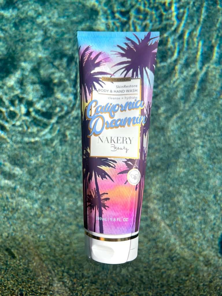 Nakery Beauty California Dreamin' SkinRestore Body + Hand Wash, Sulfate-Free