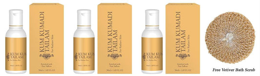 Vasu Kum Kumadi Tailam Baby Cleanser, 0.5 Ounce Pack of 3