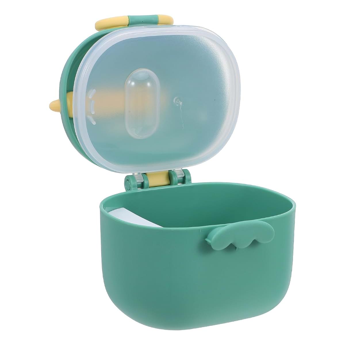 BabyOneStop Green PP Milk Powder Box with Spoon for Travel Formula Storage
