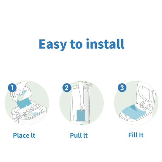 Hbuygf Diaper Pail Refills For Genie Easy Roll Signature And Platinum, 60 Bags (photo 2)