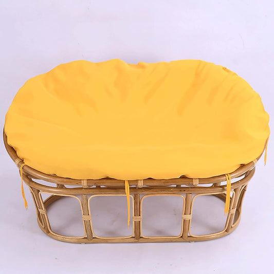 SUMURI Double Papasan Cushion Cover Only,Water-Resistant Papasan Chair Cushion Cover, Machine Washable Removable Zipper