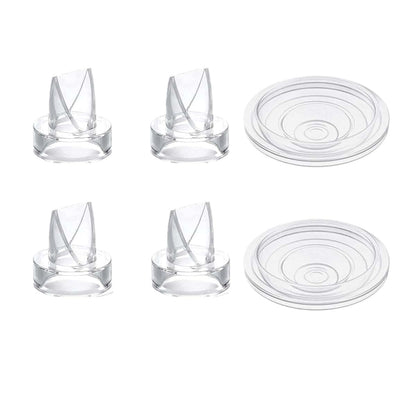 Silicone Duckbill Valves and Diaphragms Set for Wearable Breast Pumps