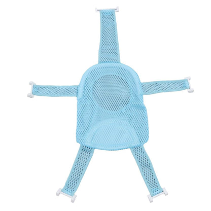 Poenvfpo Bath Seat Support Net With Soft Sponge Pillow For Infants