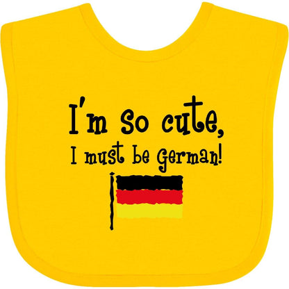 Inktastic Germany Baby Bib - Combed Ring-Spun Cotton