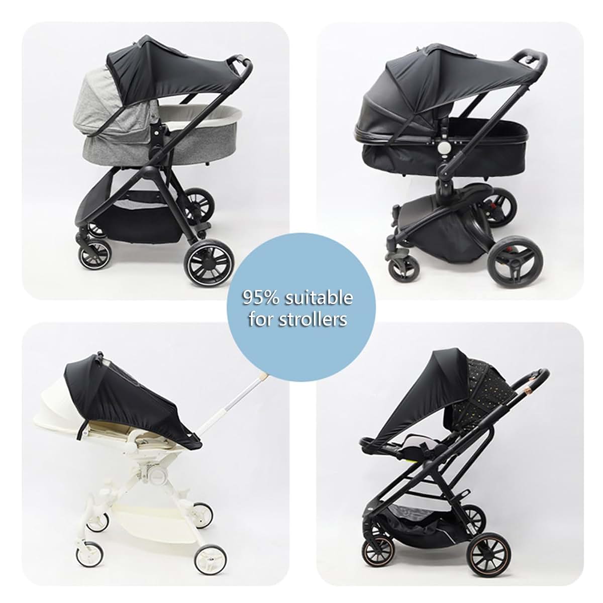 Zhenzq Protective Sunshade Water Canopy For Baby Carriage And Pram (photo 4)