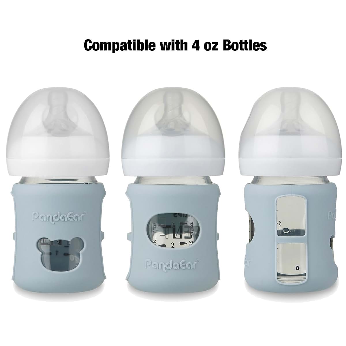 PandaEar Silicone Sleeves for Philips Avent Glass Bottles