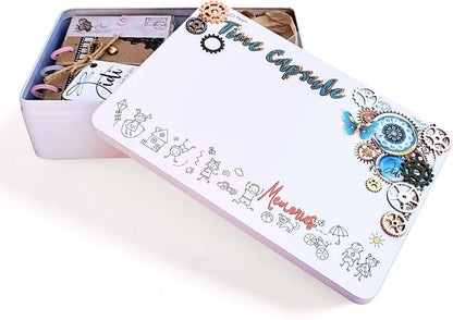 didi D.D-Lock Box 1.0 Time Capsule Keepsake Memory Box with Journals and Cards, Green