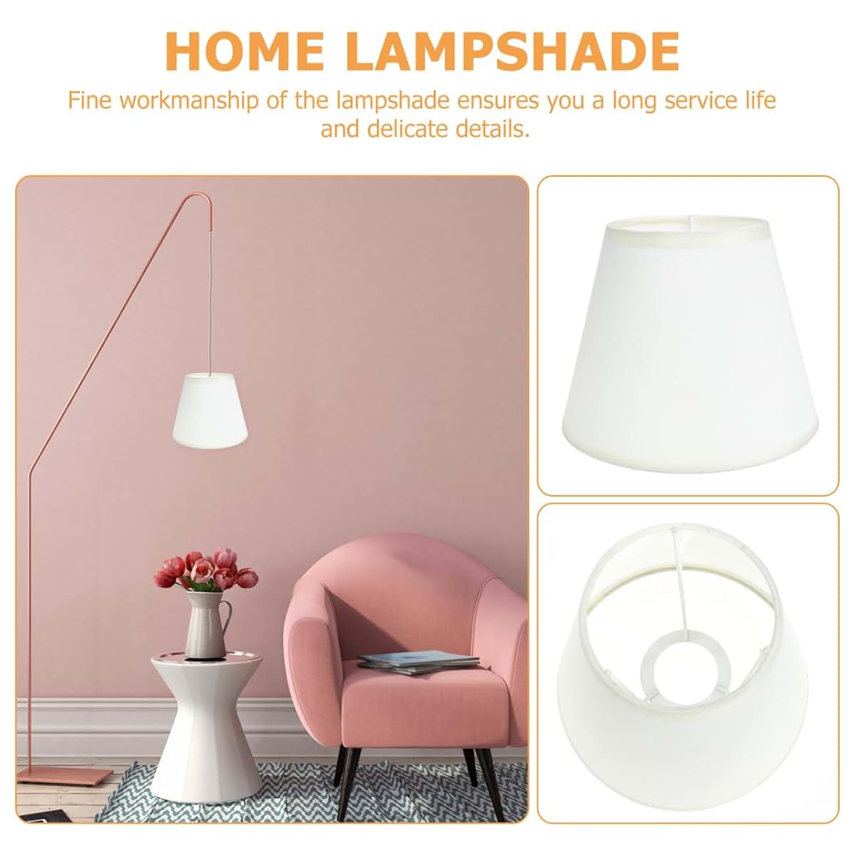 Yardenfun Cartoon Printing Lamp Shade Fabric Drum Cover