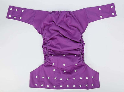 Adult Cloth Diaper Cover Reusable Washable Adjustable for Incontinence Purple