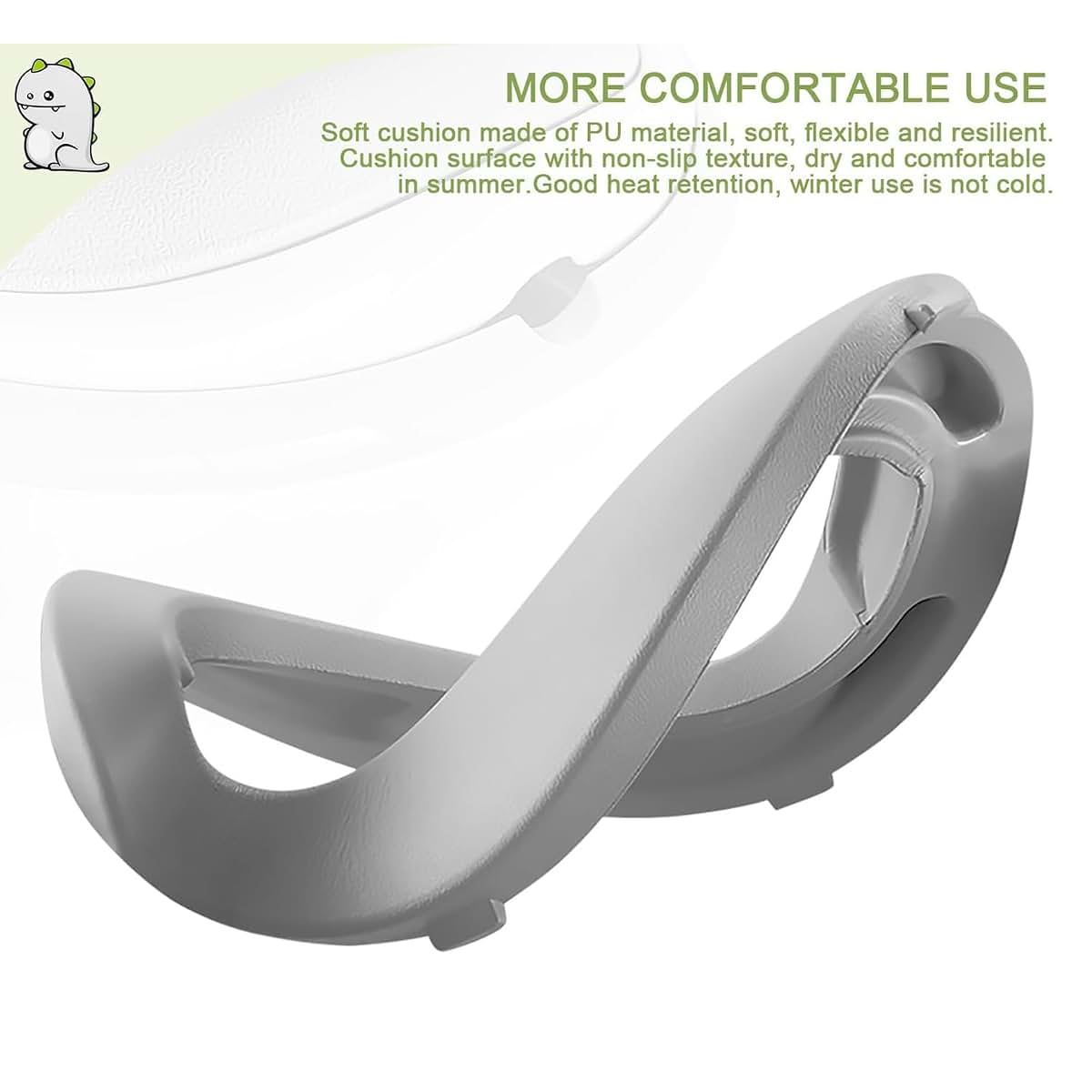 KtEli Toddler Potty Training Seat, Realistic Children's Toilet with Music for 1-3 Years, Dinosaurs Urinal Pot, Toilet (photo 3)