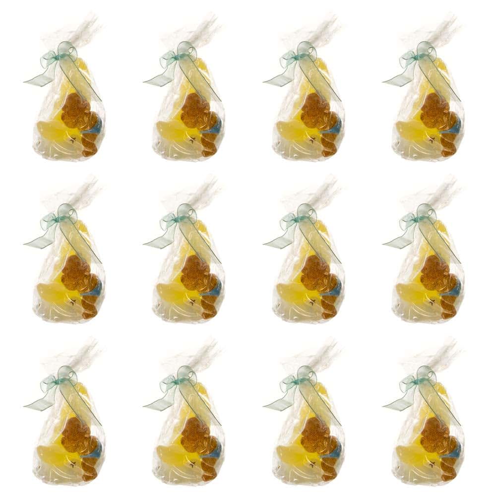 Lunaura Baby Keepsake Boy Teddy Bear Climbing On Moon Candle Blue Set Of 12 (photo 3)