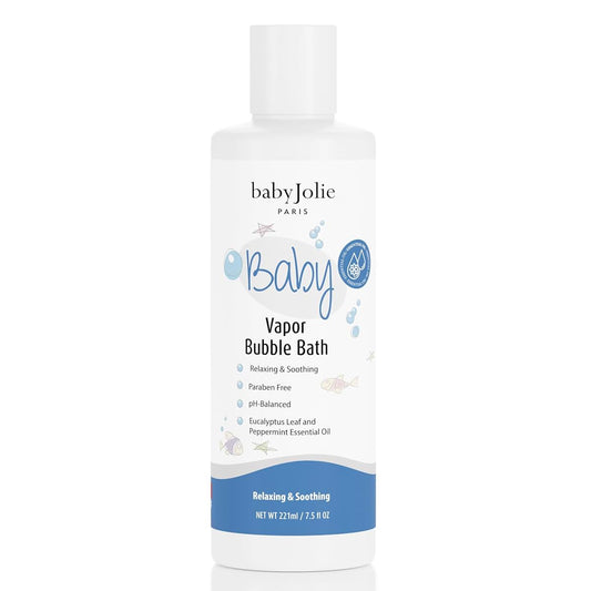 Baby Jolie Vapor Bubble Bath with Eucalyptus & Peppermint, 7.5 Oz