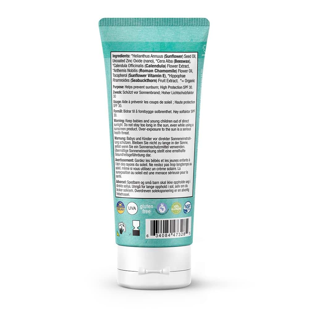 BabyOneStop Organic SPF30 Sunscreen With Mineral Zinc Oxide