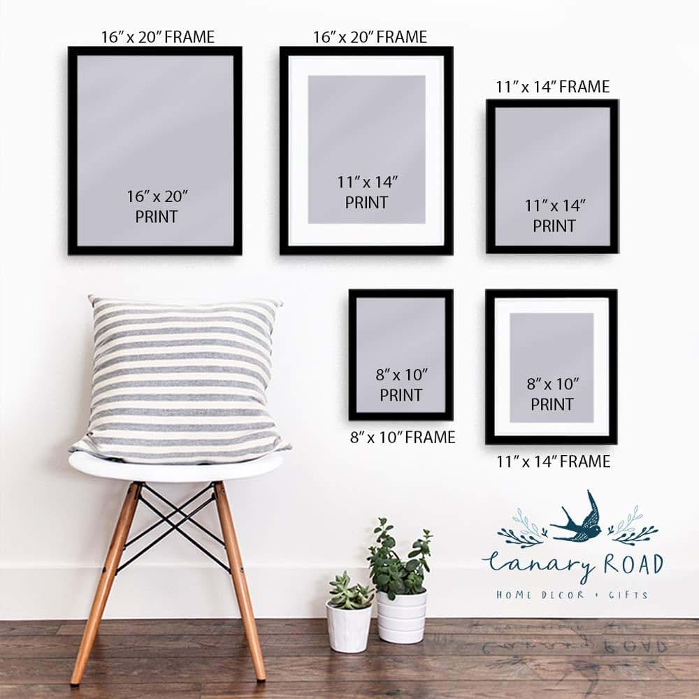 CANARY ROAD Adoption Print | Adoption Plaque | Gotcha Day | Adoptive Parents Gift | Gotcha Day | Adoption Gift