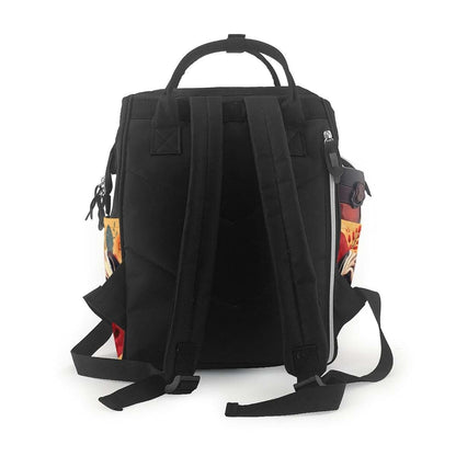 KLOPH Pug Flower Diaper Bag Backpack Mommy Bag Multifunction Travel Maternity Baby Changing Bags (photo 3)