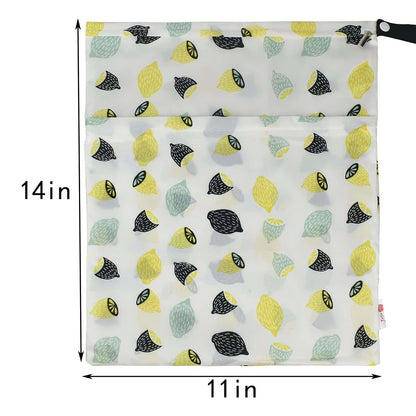 Yuntop 2-Pack Waterproof Reusable Baby Wet Dry Travel Bags