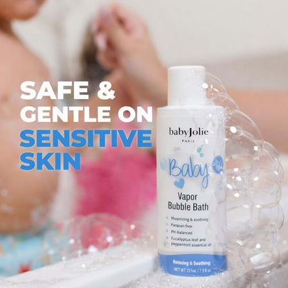 Baby Jolie Vapor Bubble Bath with Eucalyptus & Peppermint, 7.5 Oz