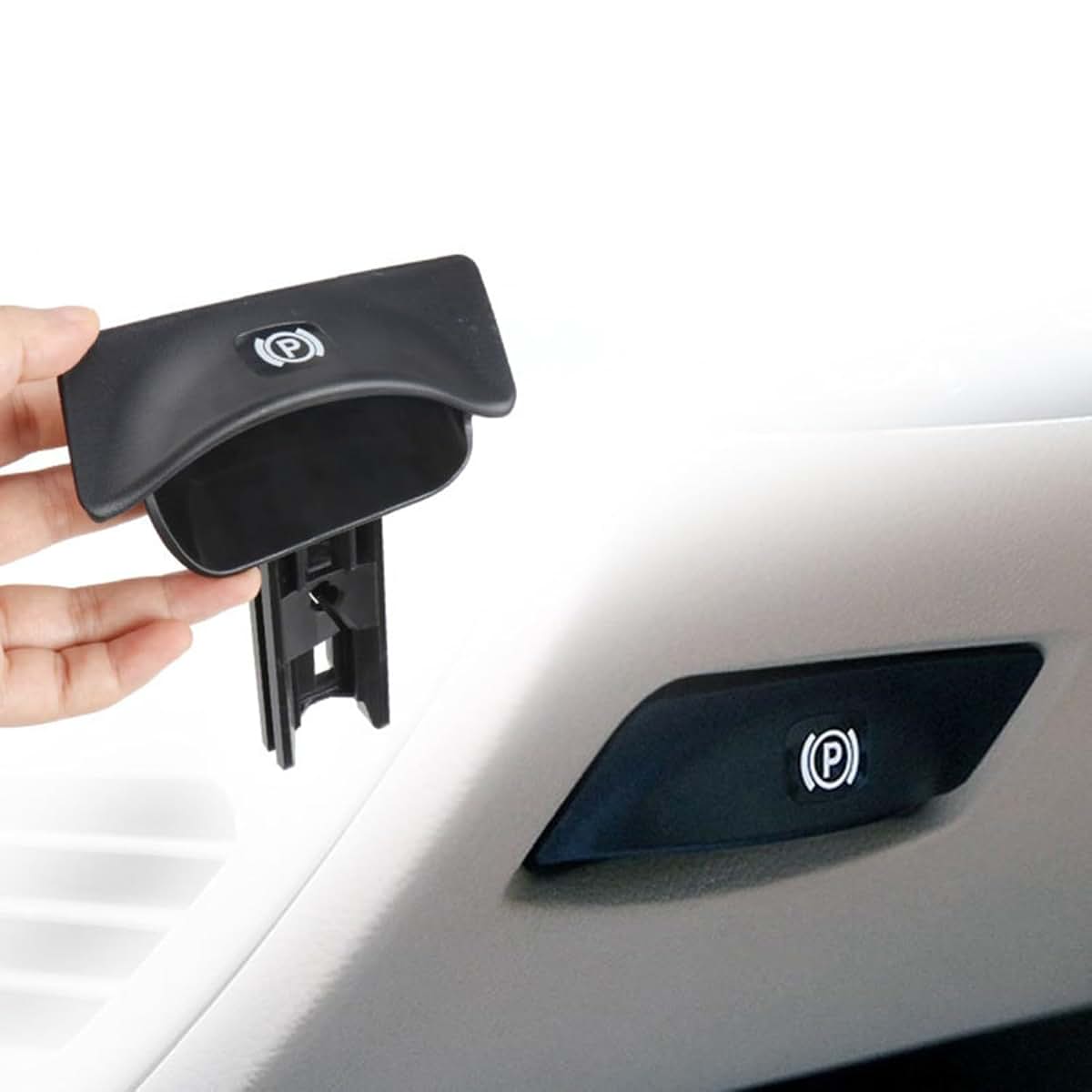 Floweringbeter Parking Brake Release Handle Switch Black (photo 3)