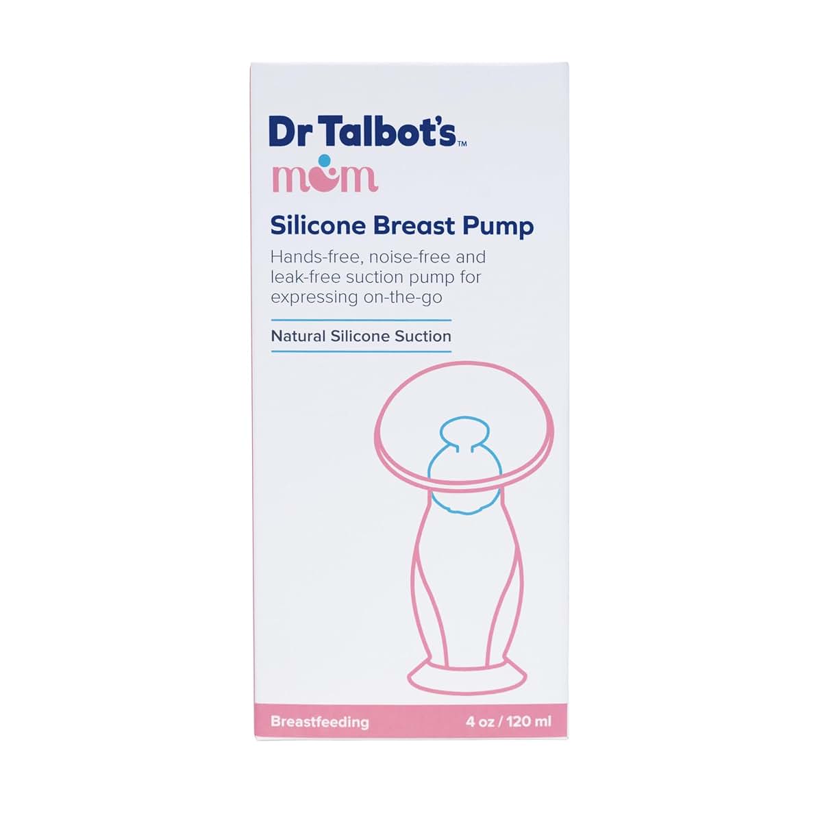 Dr. Talbot's Mom Manual Silicone Breast Pump for Milk Expression