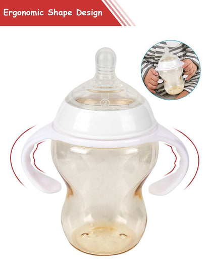 Roposy Baby Bottle Handles For Tommee Natural Start 5 & 9 Oz Baby Bottles, 4 Count