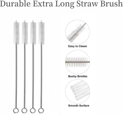 Donkabarie Water Bottle and Straw Cleaning Brush Set, White (photo 4)