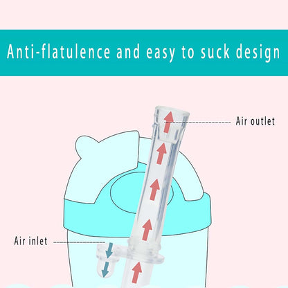 TEITEAI Green Silicone Straw Sippy Cup Lid for Boon Nursh