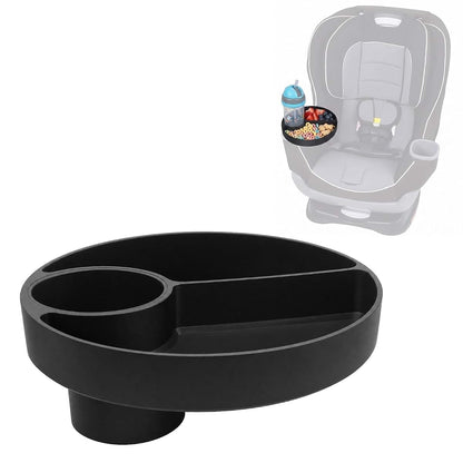 Semihacker Car Seat Snack Tray For 73-76Mm Cup Holders