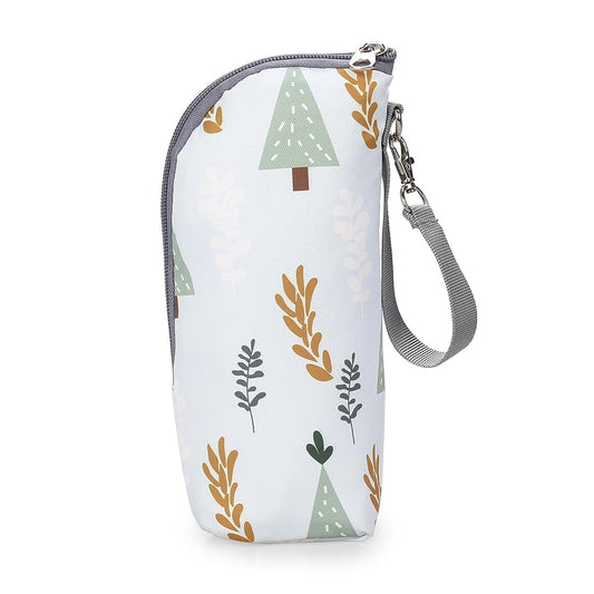 Qsvbeeqj Travel Milk Warmer Bag Infant Feeding Bottle Protective Cover Insulation Pouch