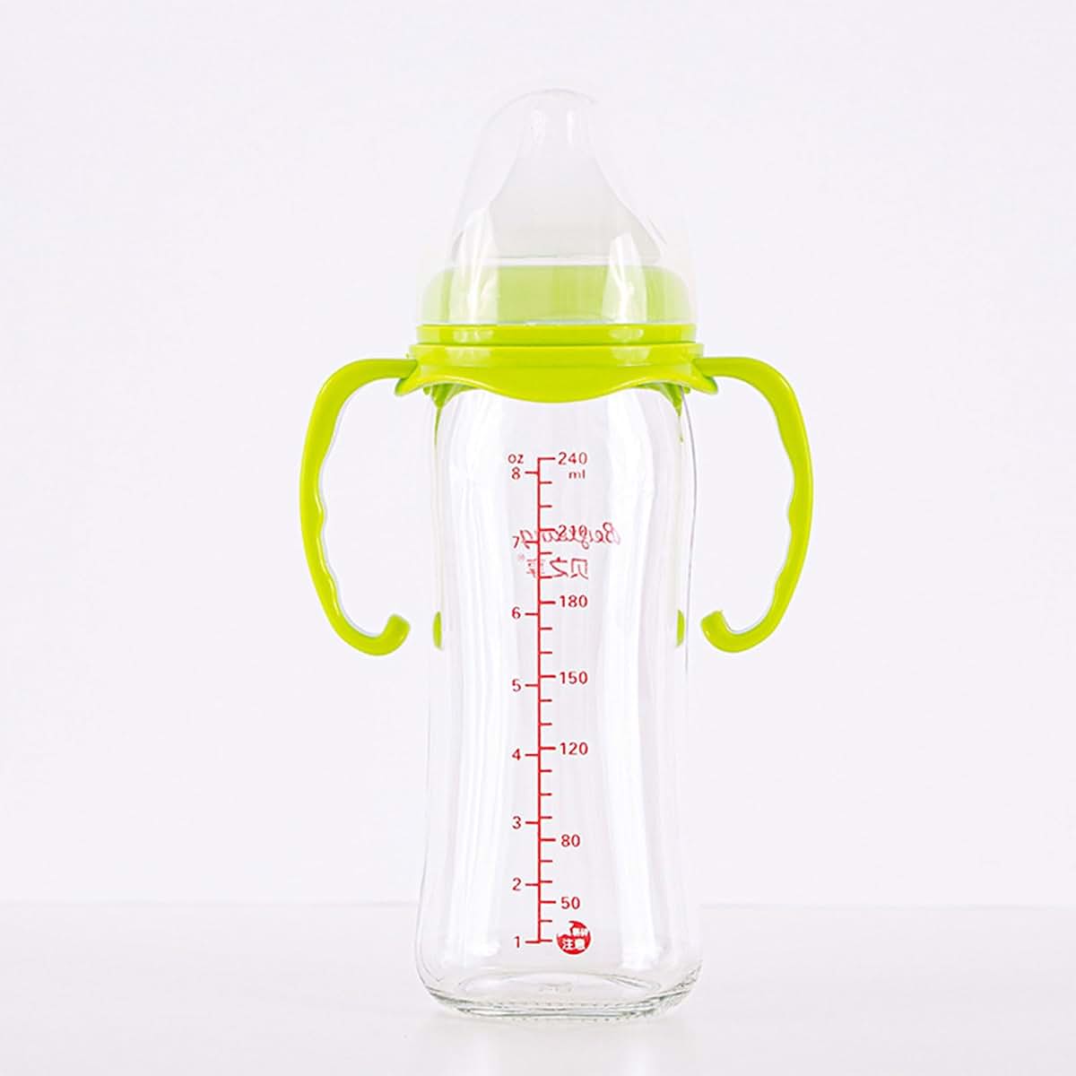 Gllehkt Baby Bottle Grip Handle for Pigeon Bottles, Green