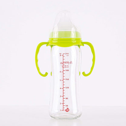 Gllehkt Baby Bottle Grip Handle for Pigeon Bottles, Green