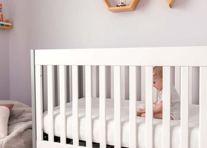 Cotton Organics 100% Organic Cotton Jersey Fitted Crib Sheet, Natural White
