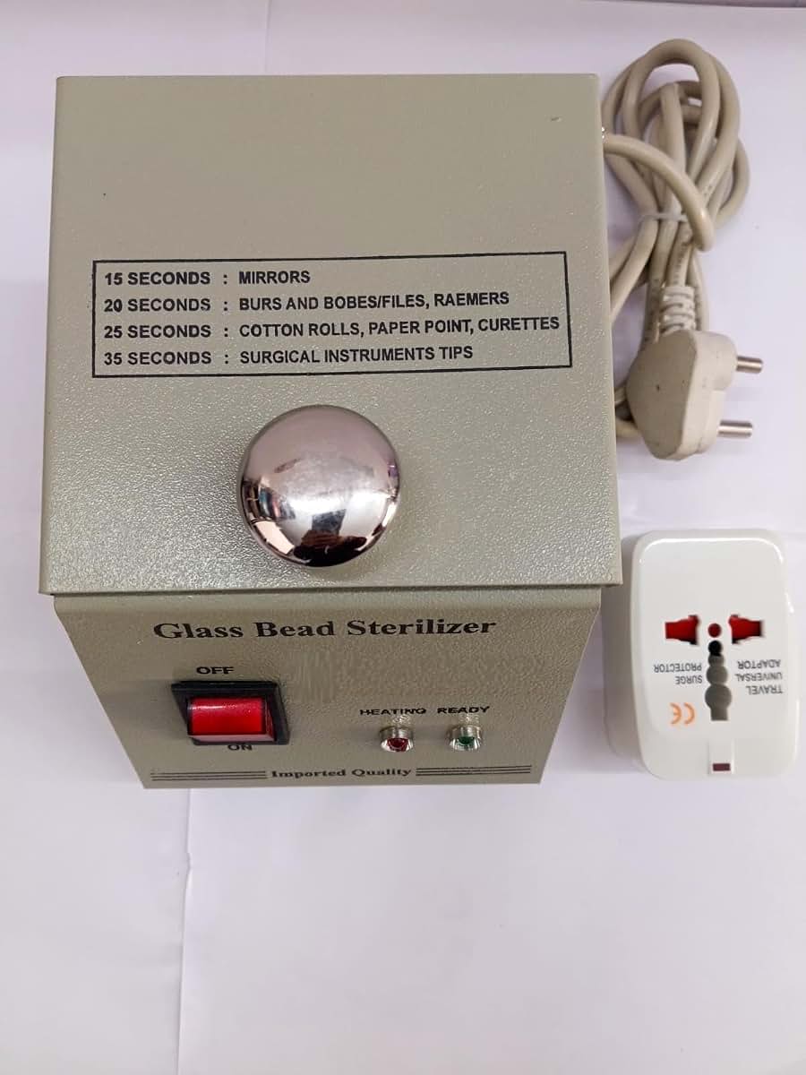 Glass Beads Sterilizer Gem Square Body Thermostat Temperature Control