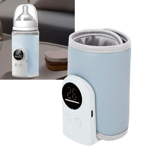 Oreilet 2026 Upgraded Portable Bottle Warmer for Travel, 18W USB Powered Baby Bottle Warmer with Adjustable