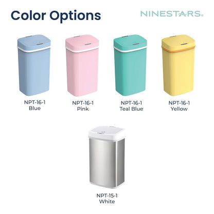 Ninestars Automatic Touchless Motion Sensor Diaper Disposal Trash Can, 4.2 Gallon (photo 4)
