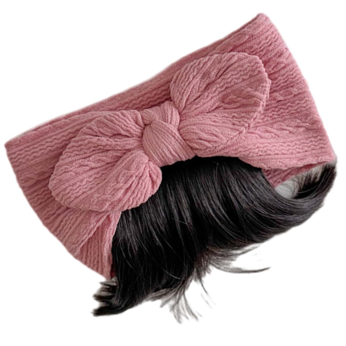 PTILSERY Newborns Hairpiece Headwear Baby Girls Cosplay Headband with Lovely Bowknot Decor Festive Hair Accessories