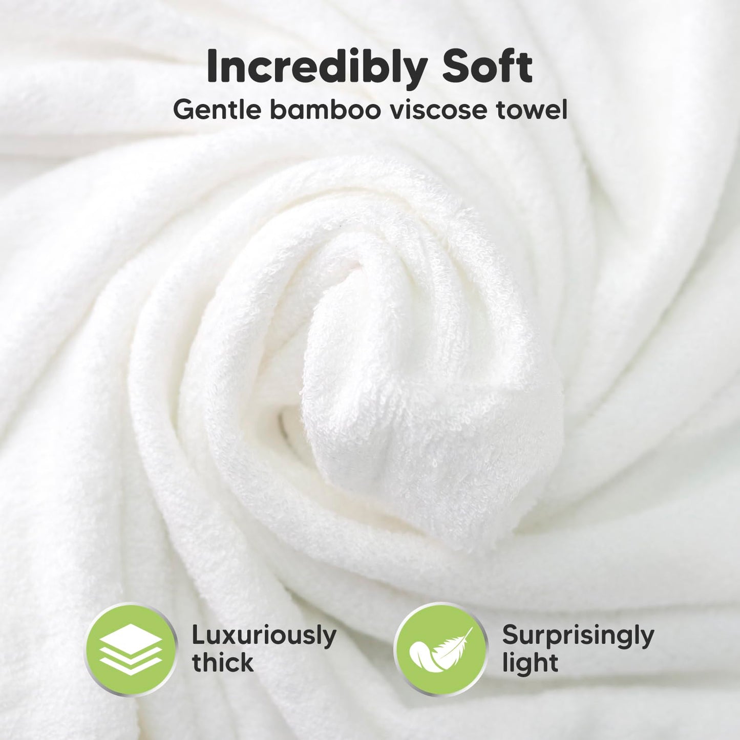 KeaBabies Hooded Towel Bamboo