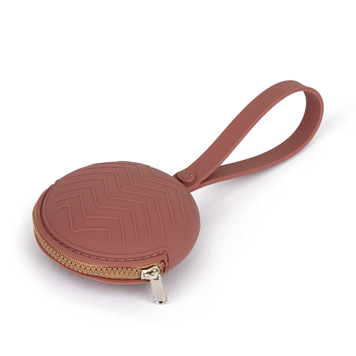 Ecovona Silicone Pacifier Holder Case In Mauve