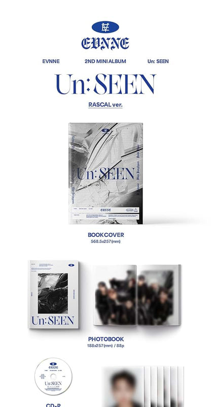 DREAMUS EVNNE Un : SEEN 2nd Mini Album CD+Photobook+Folding Poster on Pack+Photocard+Tracking Sealed (Standard (photo 2)