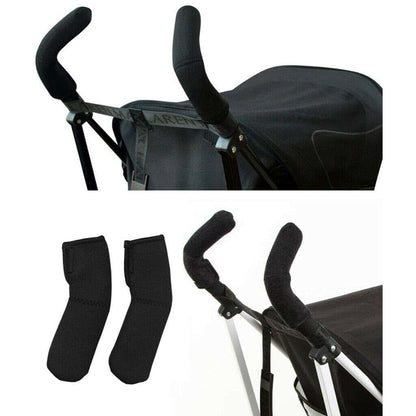 3 Pc Cushion Harness Pad Covers and Handlebar Grip Covers for CHICCO Strollers and Car Seats