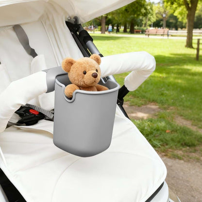 Senbos 2 Pack Silicone Stroller Cup Holder Storage Organizer