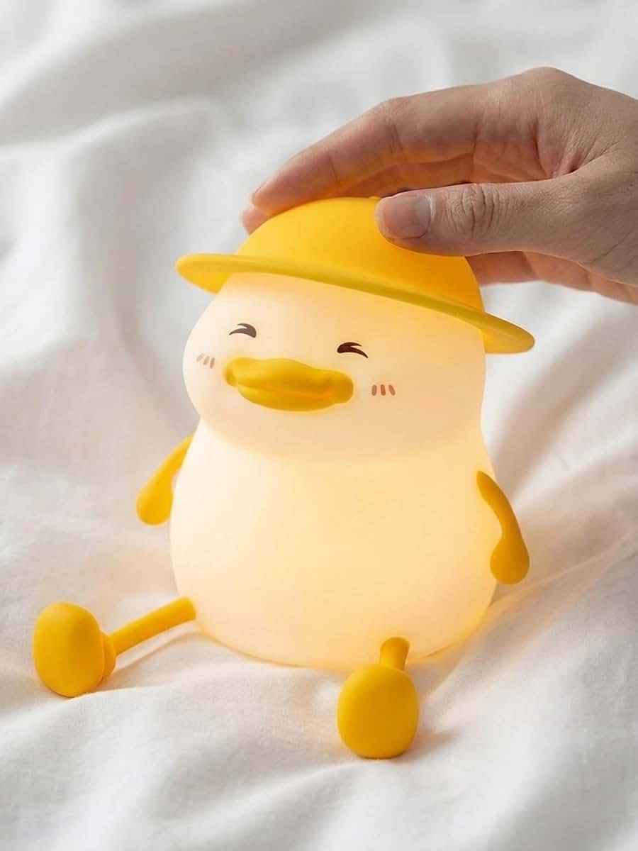 AuroraNiteBeam Duck Night Light for Kids, 3 Level Dimmable Nursery Nightlight