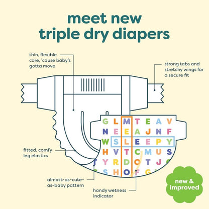 Babyganics Diapers Size 6 44 Ct Ultra Absorbent