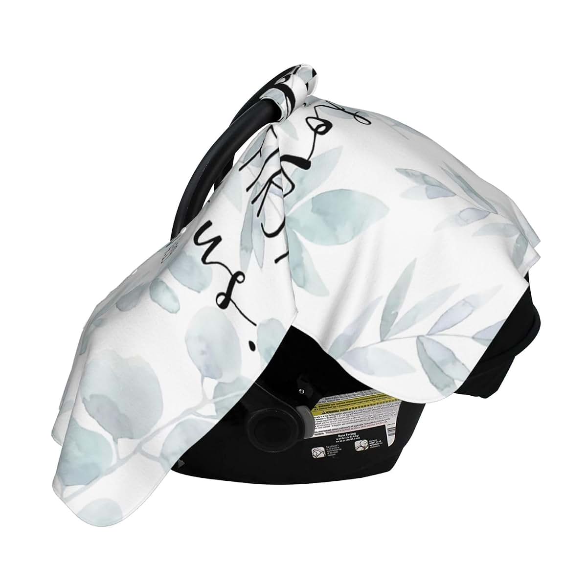 Breathable Baby Car Seat Cover & Nursing Cover - Multi-Use Stretch Fabric