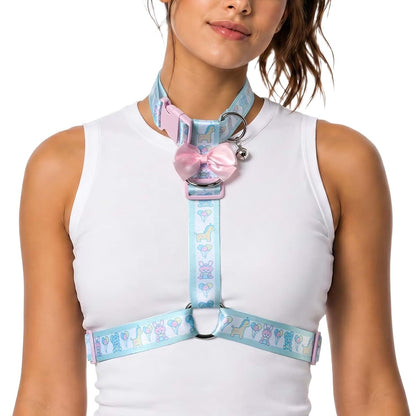 LittleForBig Adjustable Pastel Chest Harness for Festival & Cosplay Wear