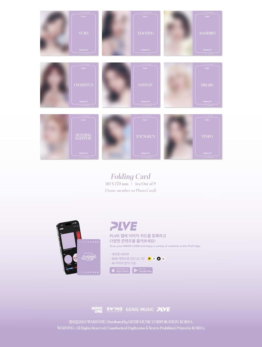 valueflag Kep1er Kep1going on 1st Album PLVE Version with Tracking Sealed Kepler (A Version)