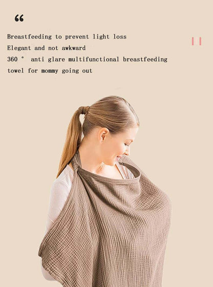 Kaeda Versatile Nursing Cover Scarf - Jujube (photo 2)