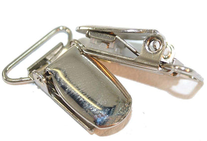 Hold-Up Suspender Co. Hold-Up Silver No-Slip Replacement 1, 3/4 Inch Suspender Clip