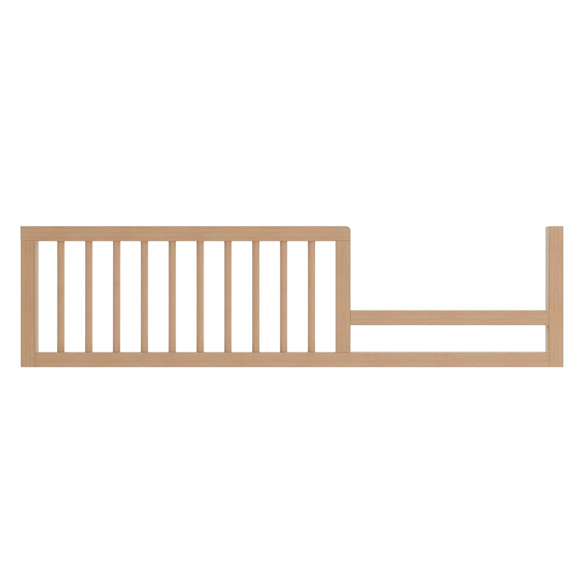 Evolur Cove Toddler Bed Rail Guard Conversion Kit, Natural Oak