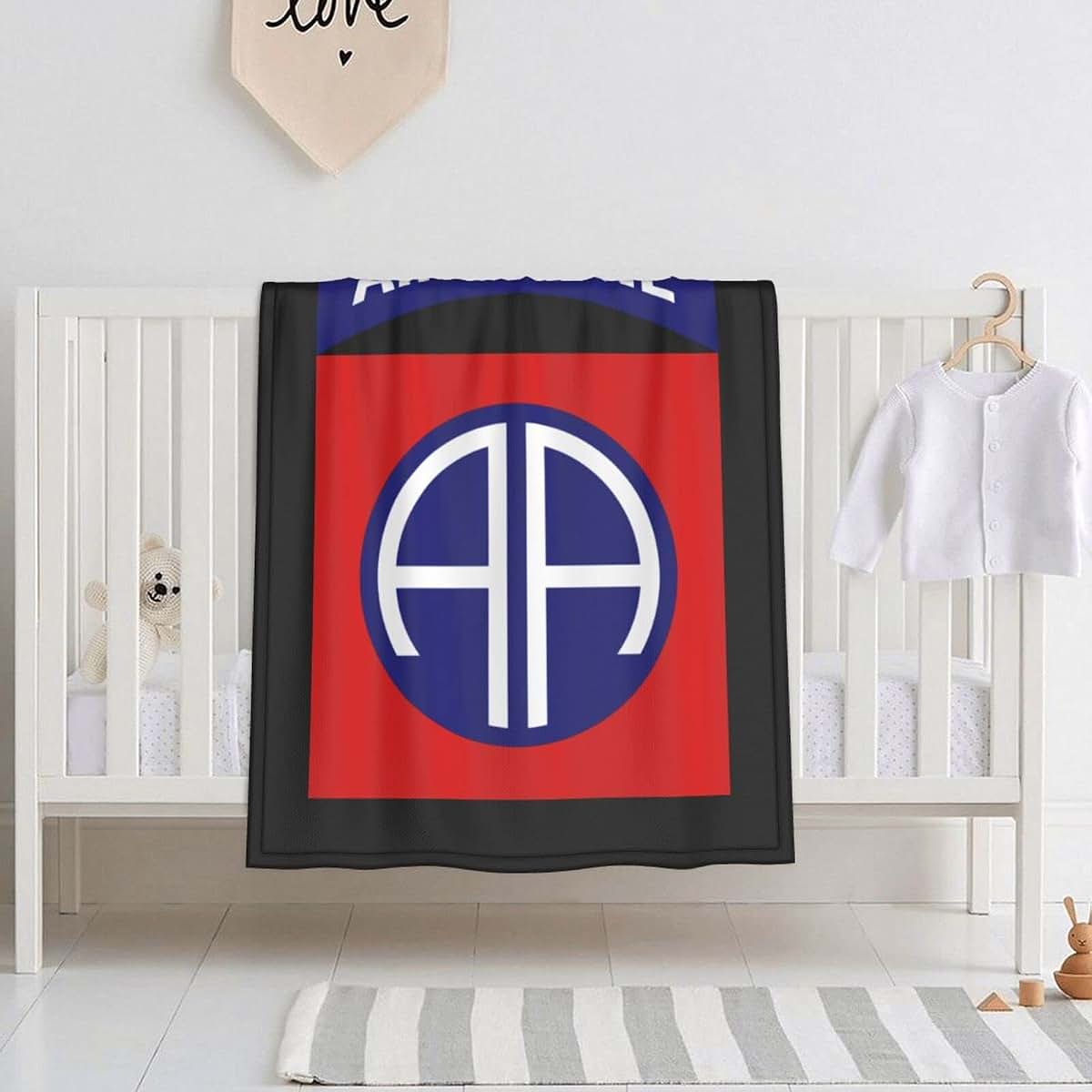 Fulvo Baby Blanket 82nd Airborne Division Swaddle